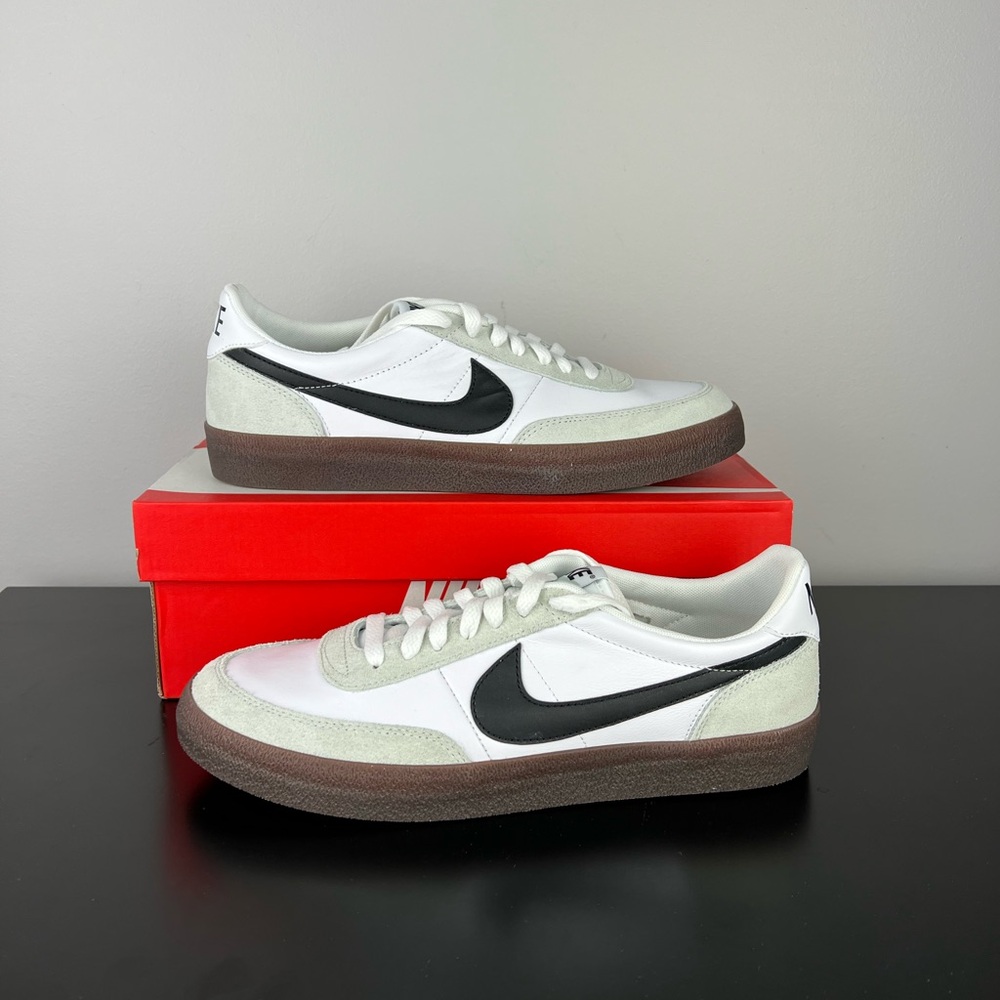 NEW Men's Nike Killshot 2 Leather Sneakers White Black Gum HF1054-100